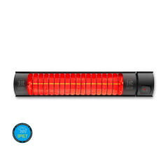 2500W gücüyle anında ısıtan, dijital göstergeli ve IP67 su korumalı aktif ELCON RCH-2500/6 elektrikli dış mekan ısıtıcı.