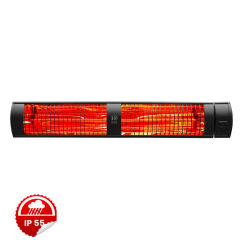 Kısa dalga Golden IR teknolojisiyle kırmızı ışık yayan, 4 farklı güç kademesinde çalışabilen aktif konumdaki 3000W ELCON EIR-RC 3000 restoran ısıtma s
